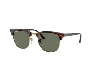 Ray-Ban Clubmaster RB3016 990/58 (red havana/polarized crystal grey)