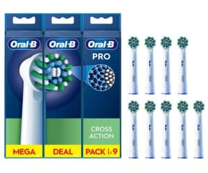 Oral-B Pro CrossAction Aufsteckbürsten (9 Stk.)