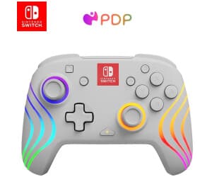 PDP Nintendo Switch Afterglow Wave White Wireless Controller with Motion