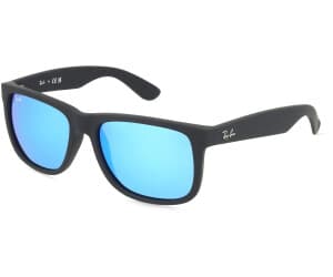 Ray-Ban Justin Color Mix RB4165 622/55 (black rubber/green mirror blue)